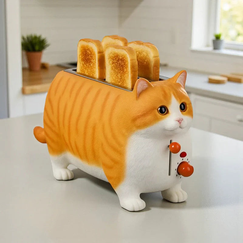 KittyKrisp Toaster - Purr-fectly Fun Breakfast!